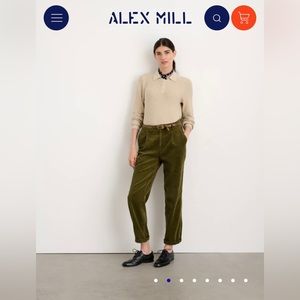 Alex Mill Boy Pant in Rugged Corduroy, Dark Olive